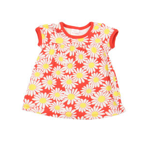 Hanna Andersson Girls Red Floral Dress size: 6-12 Months